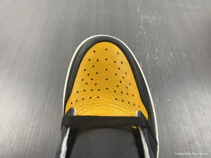Kick Theory Yellow 555088-711 OG High 1 Air Toe Jordan 0603